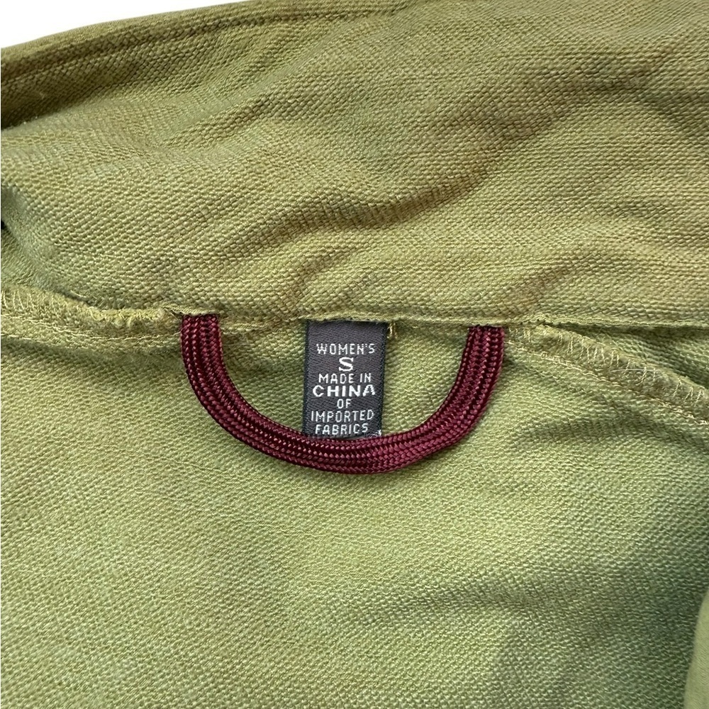 Ibex Women's Merino Wool Climawool Soft Shell Vest Green Size Small Full Zip - Picture 3 of 5
